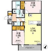 D-residence大島町の間取り画像