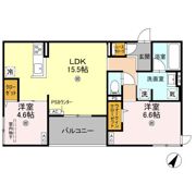 D-residence大島町の間取り画像