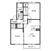 フルハウス清水の間取り画像