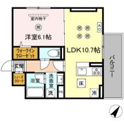 D-ROOM板付の間取り画像