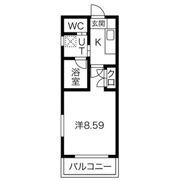 アールズコート明が丘の間取り画像