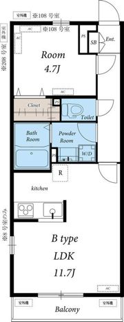 リブリ・トワの間取り画像