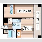 ファーストクラス市民病院前(4階)の間取り画像