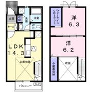 グリーン メロウⅠの間取り画像