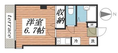 オーパス高谷の間取り画像