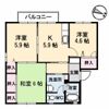 ディアス飛鳥 B棟の間取り画像