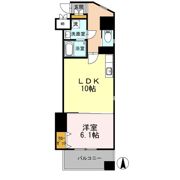 カスタリア志賀本通の間取り画像