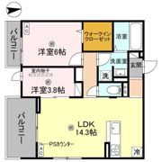D-ROOM瓜破NORTHの間取り画像
