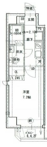 スマートVILLA鶴見市場の間取り画像
