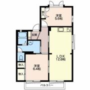 リブェール Bの間取り画像