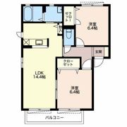 MastTown富田 Aの間取り画像