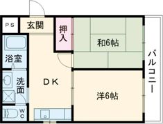 サニーコート菜畑の間取り画像