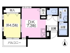 パレステージ土居田の間取り画像
