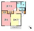 フラワー Dの間取り画像