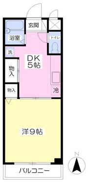 ミルバーグZEROの間取り画像