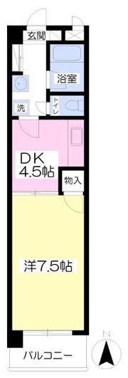ローズシティの間取り画像