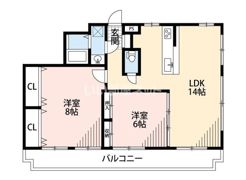 グリーンコートの間取り画像