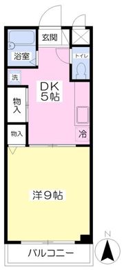 ミルバーグZEROの間取り画像