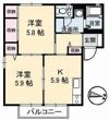ビット ミストラル B棟の間取り画像