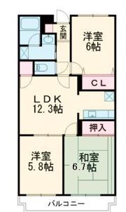 パークレーンの間取り画像