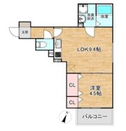 Crecia荻浦の間取り画像