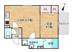 Crecia荻浦の間取り画像