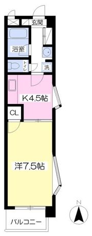 ローズシティの間取り画像