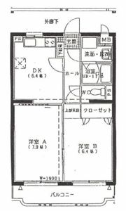 アンシャンテ・Nの間取り画像