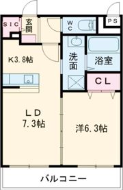 Ciel Blueの間取り画像