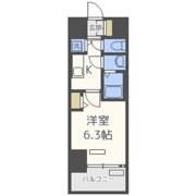プレサンス大阪ゲートシティの間取り画像