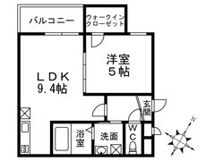 ソレイユ百舌鳥Ⅱ番館の間取り画像