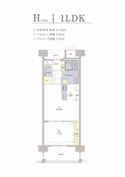 モントーレ香椎浜サーフタワー イーストウイングの間取り画像