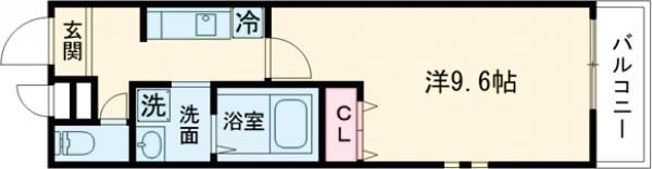 フジパレス御陵通りⅡ番館の間取り画像