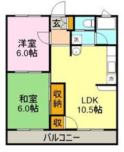 グリーンハイツ古谷の間取り画像