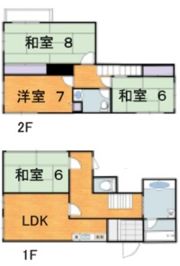 小田原新屋86の間取り画像