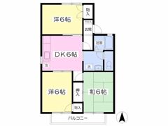 セジュール城南A棟の間取り画像