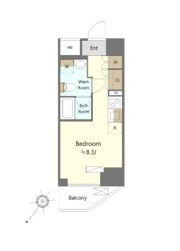 スパシエイラーレ横浜の間取り画像