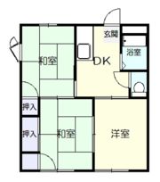 スナオハイツの間取り画像