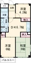 小中ビルの間取り画像