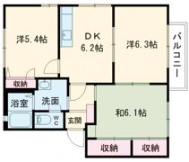 ディアスしまなみ B棟の間取り画像