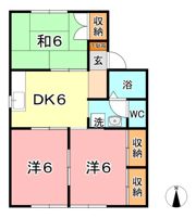 メゾンドール Bの間取り画像