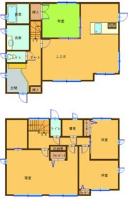 中村借家の間取り画像