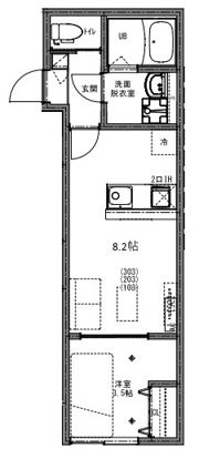KEIAI RESIDENCE せんげん台Ⅴの間取り画像