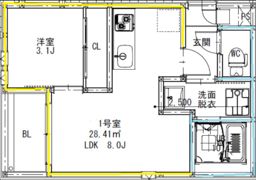 R-SMART Ji&He(ジーアンドへー）の間取り画像