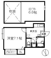 ドリームパレス生の松原IIの間取り画像
