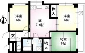 西武マンションの間取り画像