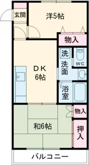 タウンコート道場の間取り画像