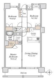アールスタイルズ武蔵小杉WESTの間取り画像