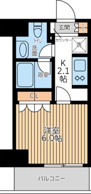 City Lux Tobeの間取り画像