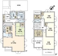 ファインコート鵠沼松が岡の間取り画像